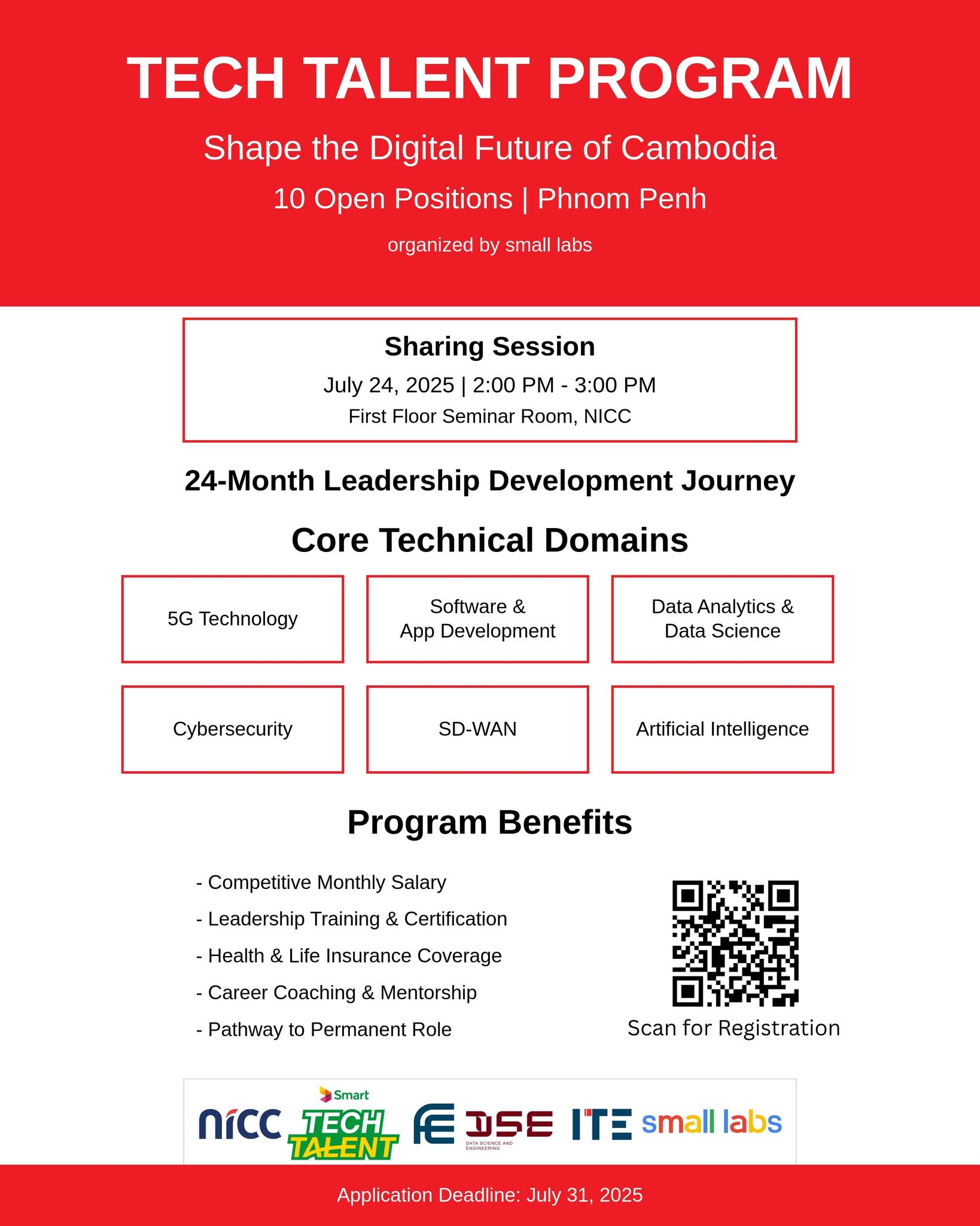 Opportunity to participate in the Smart Tech Talent Program 2025 sharing session